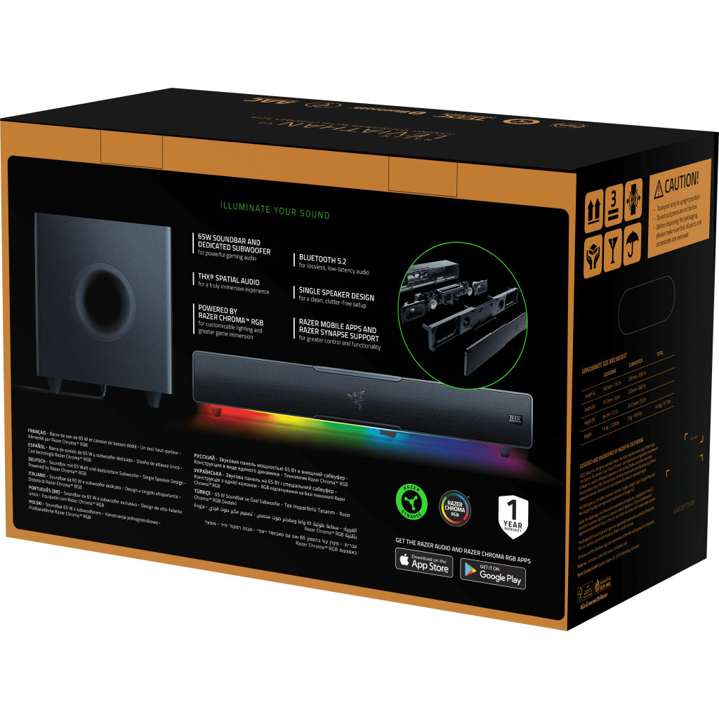 Акустична система Razer Leviathan V2 (RZ05-03920100-R3G1) - зображення 8