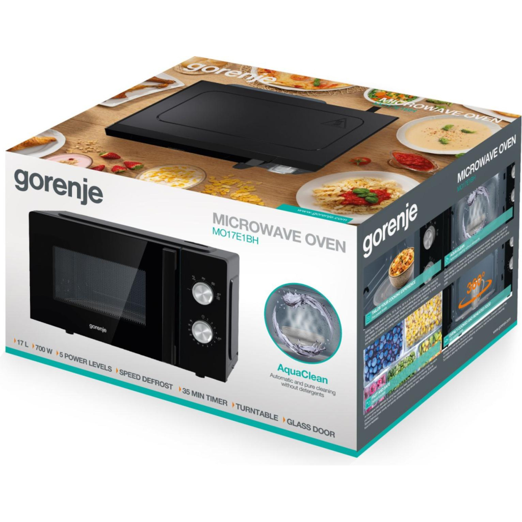 Мікрохвильова піч Gorenje MO17E1BH - зображення 12