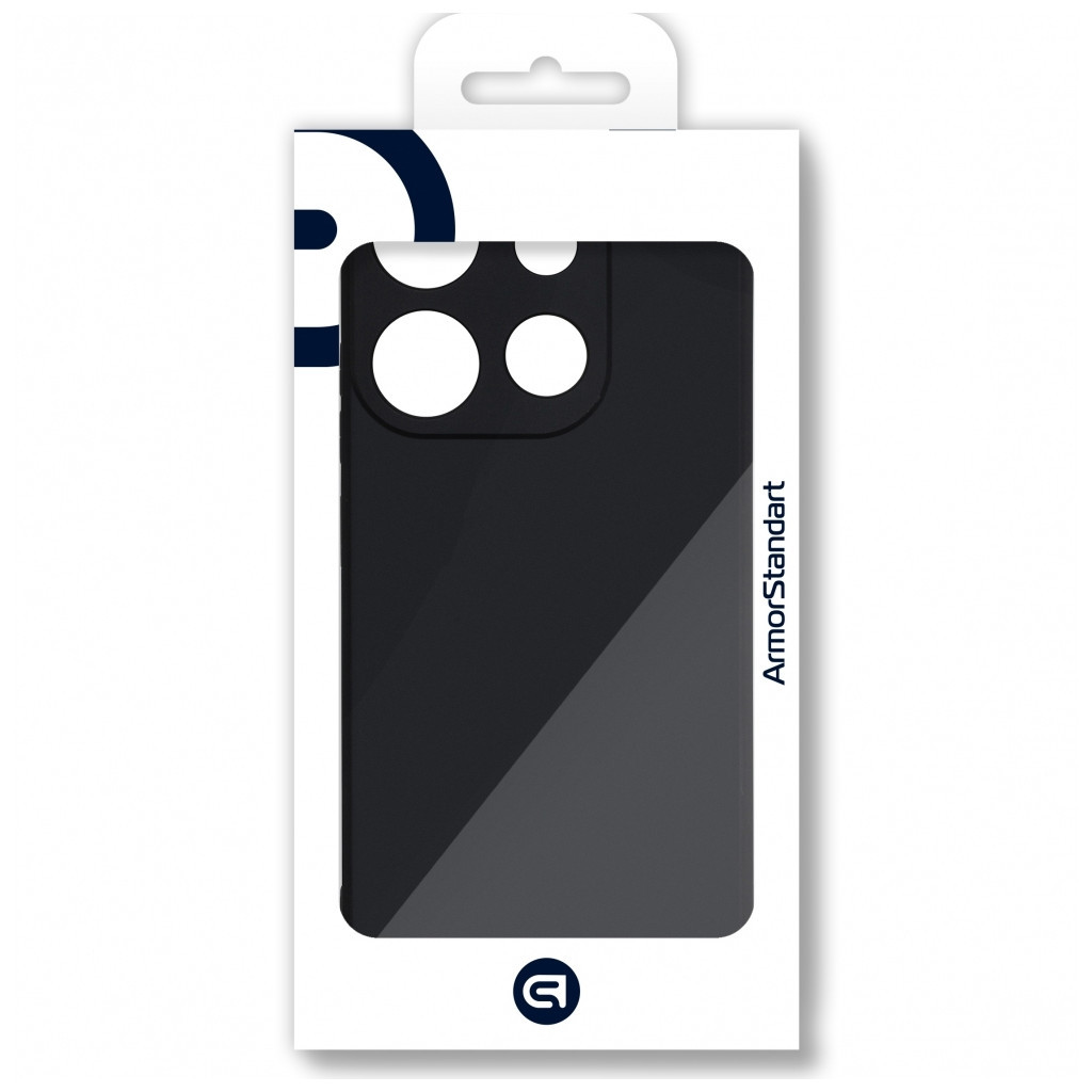 Чохол до мобільного телефона Armorstandart Matte Slim Fit Infinix Smart 7 Camera cover Black (ARM68452) - зображення 2