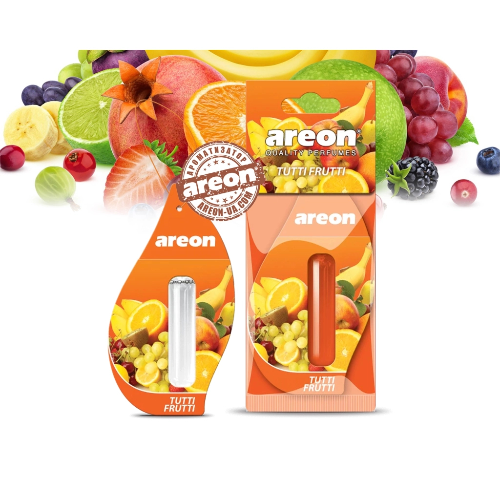 Ароматизатор для автомобіля Areon Tutti Frutti 5 мл (77145) - зображення 2