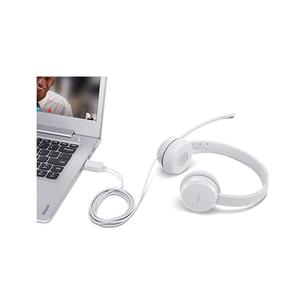 Навушники Lenovo 110 Stereo USB Headset (GXD1B67867) - зображення 4