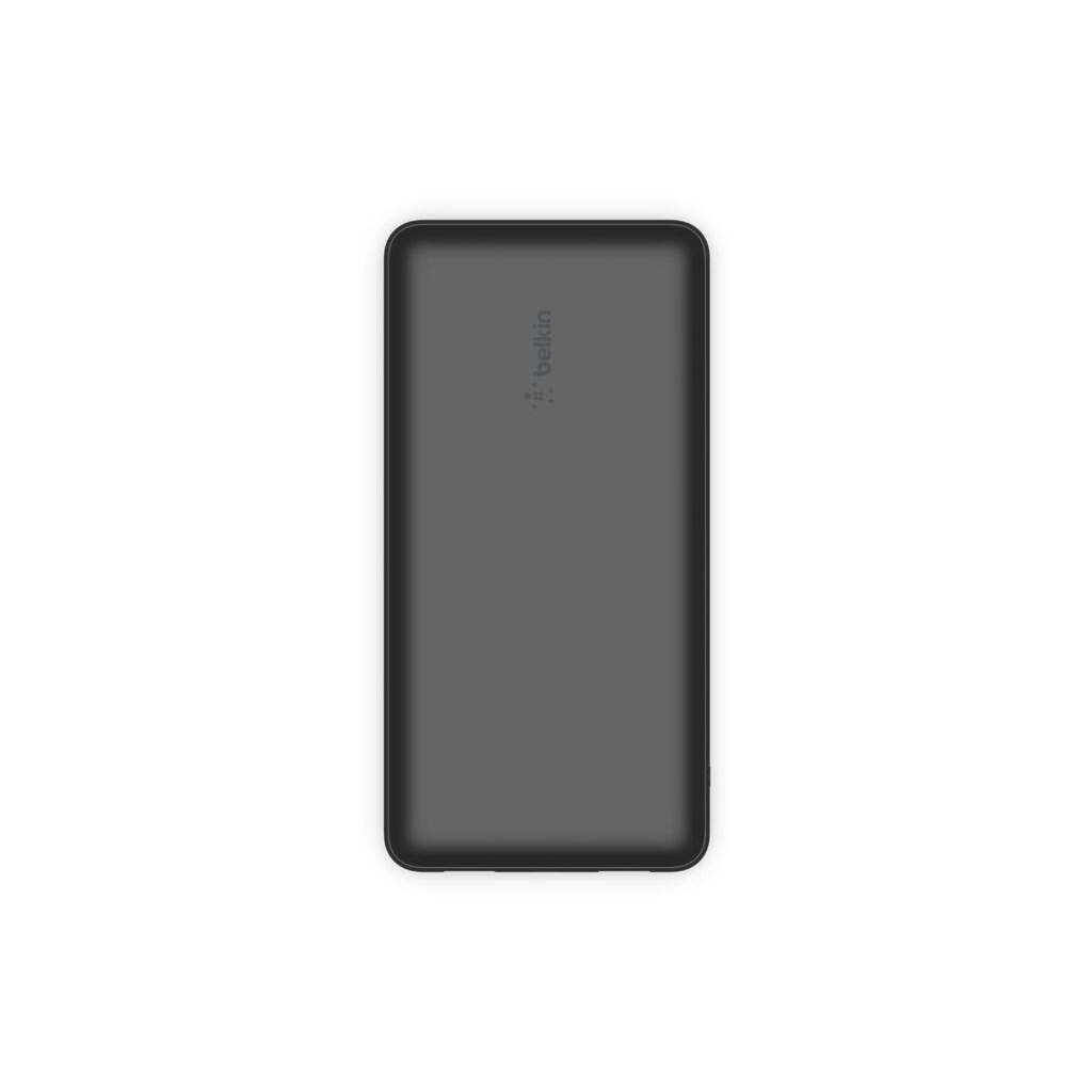 Батарея універсальна Belkin 20000mAh, USB-C, 2*USB-A, 3A, 6" USB-A to USB-C cable, Black (BPB012BTBK) - зображення 1