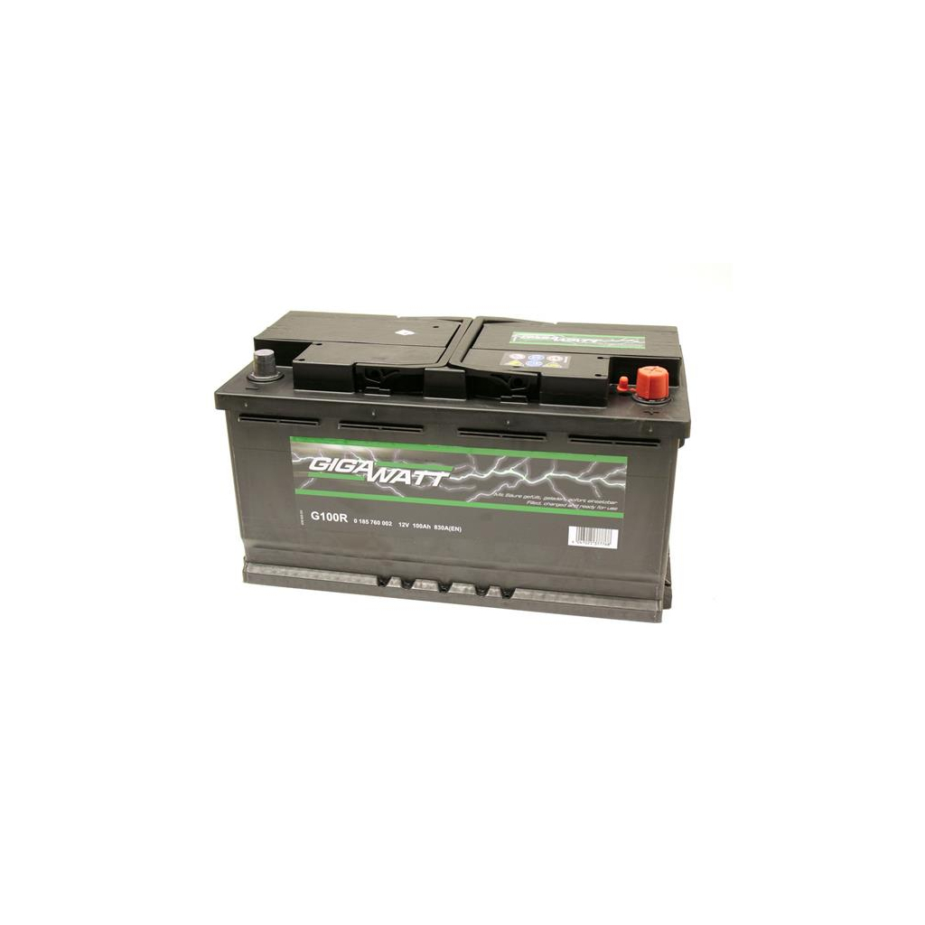 Акумулятор автомобільний GigaWatt 100А (0185760002) - зображення 2