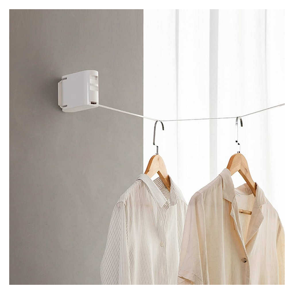 Сушарка для білизни Xiaomi Nagu Clothesline White настінна 20 кг 4.2 м (ZL2018) - зображення 2