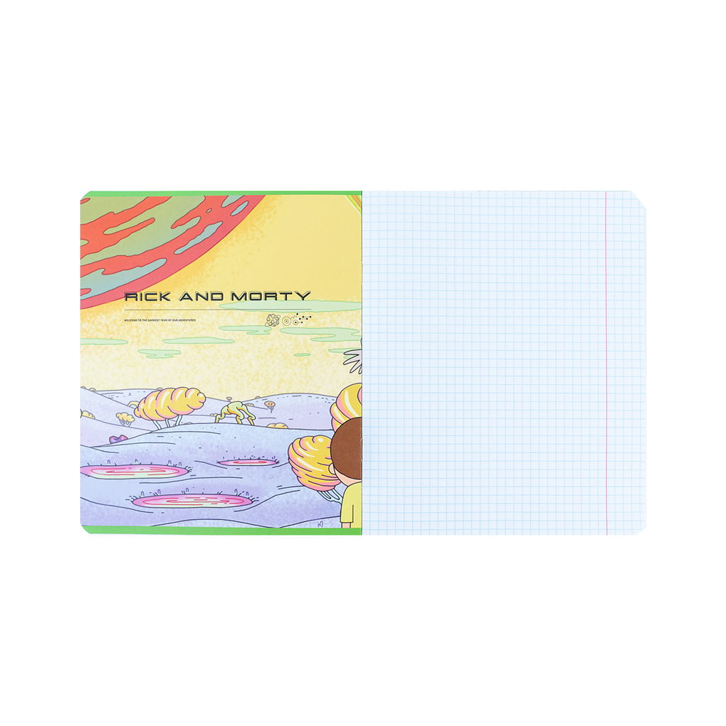 Зошит Kite Rick and Morty 18 аркушів, клітинка (RM24-236) - зображення 4