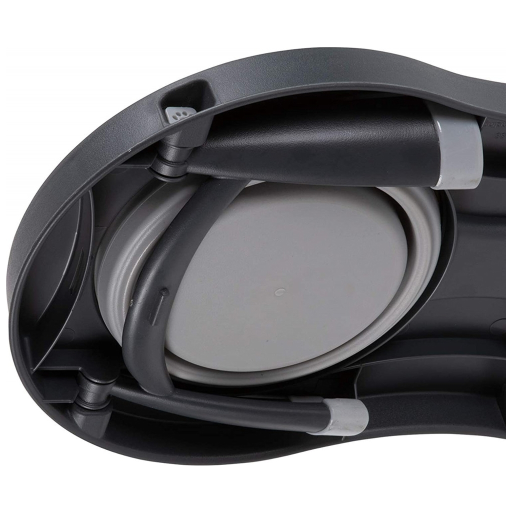 Посуд для собак Dexas Миска подвійна на складній підставці-велика 600 мл світло-сіра (0084297309039) - изображение 7