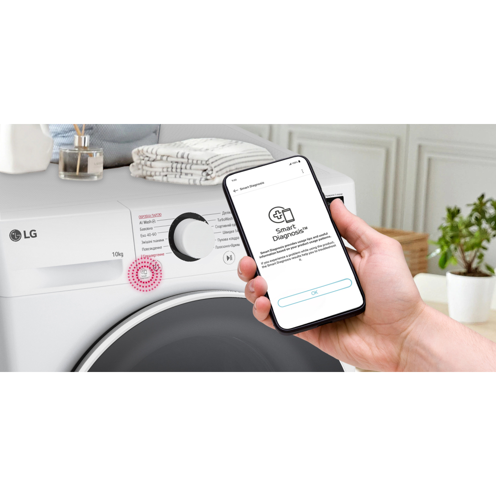 Пральна машина LG F4Y5RS0W - зображення 3