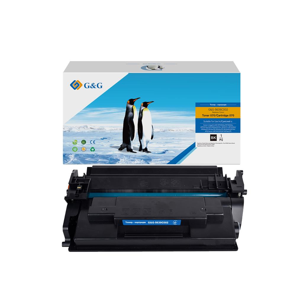 Картридж G&G Canon 070 MF461w/463dw/465dw/LBP243dw/246dw Black 3K (G&G-5639C002) - зображення 2