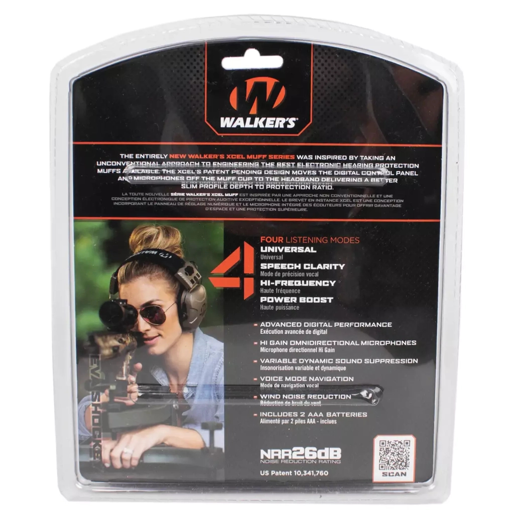 Тактичні навушники Walker's XCEL-100 Active (GWP-XSEM) - зображення 7