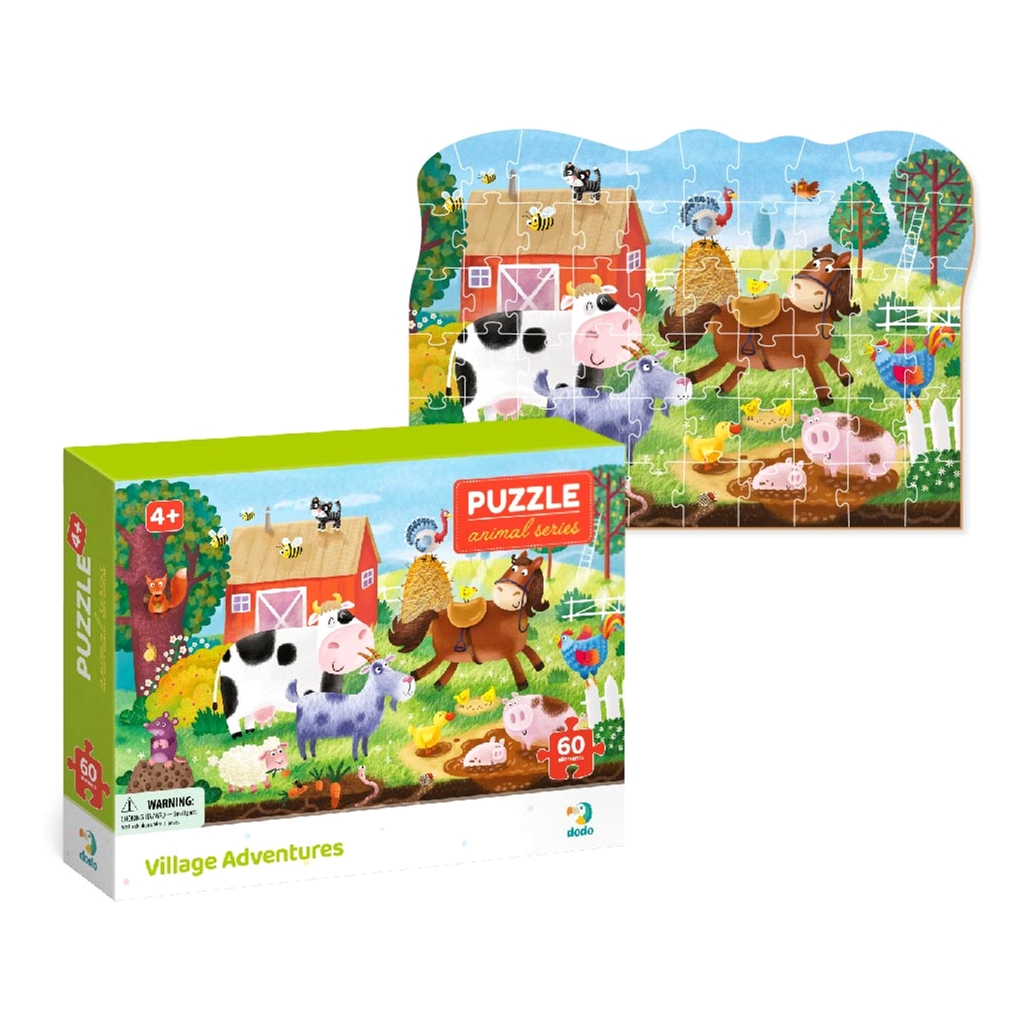 Пазл DoDo Сільські пригоди, 60 елементів (300377) - зображення 2