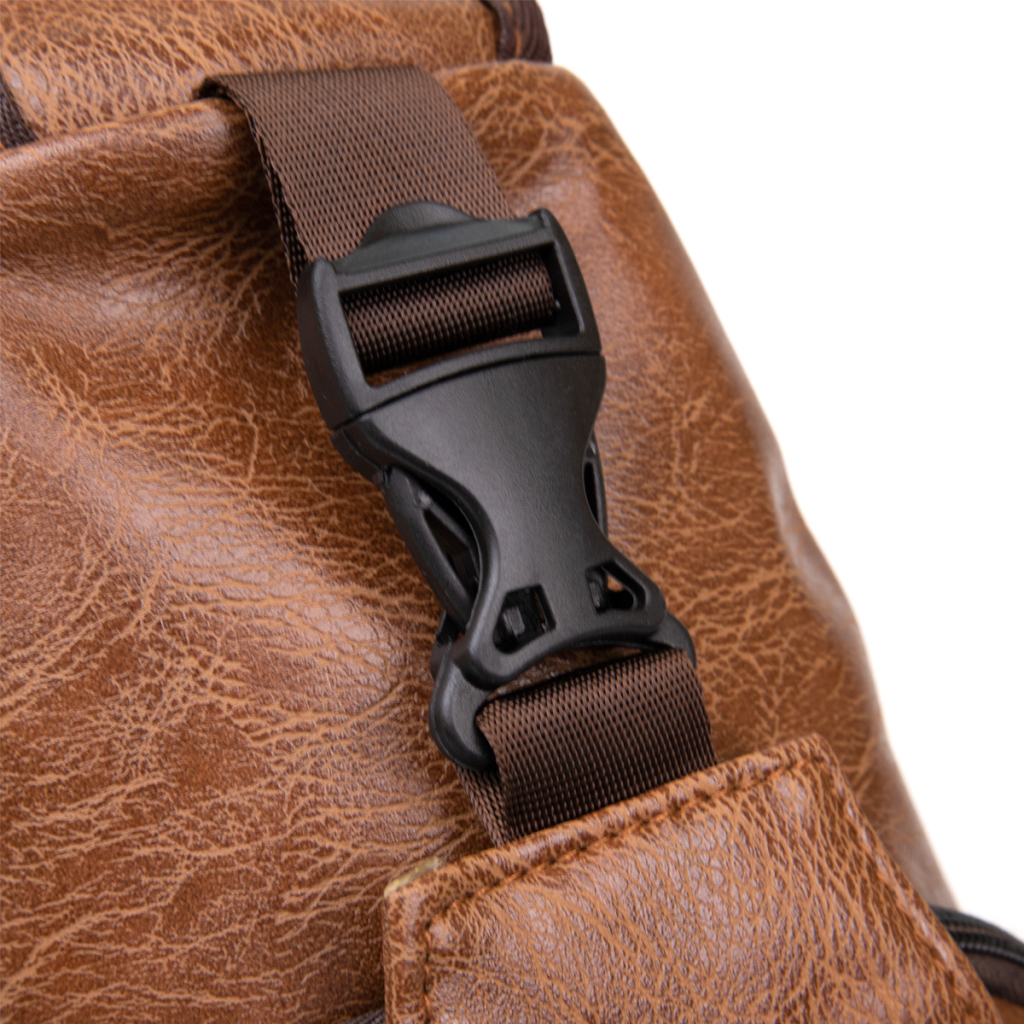 Сумка Vintage Крос боді смарт зі шкірозамінника Руда (20573) - зображення 6