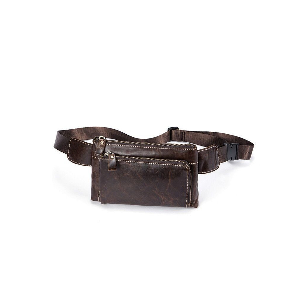Сумка Vintage Поясна Коричнева (14738) - зображення 2