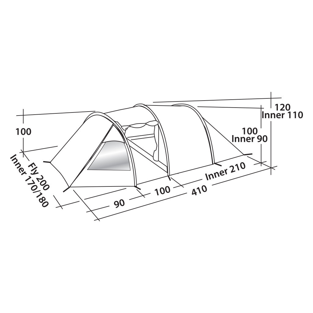 Намет Easy Camp Spirit 300 Rustic Green (928904) - зображення 3