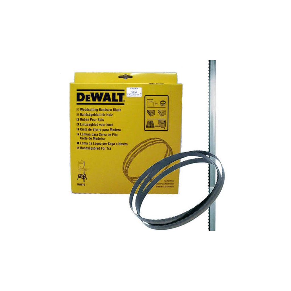 Полотно DeWALT для стрічкових пилок, по деревині, продол/попереч, 2215х10х0.4 мм, 1 шт (DT8472) - зображення 1