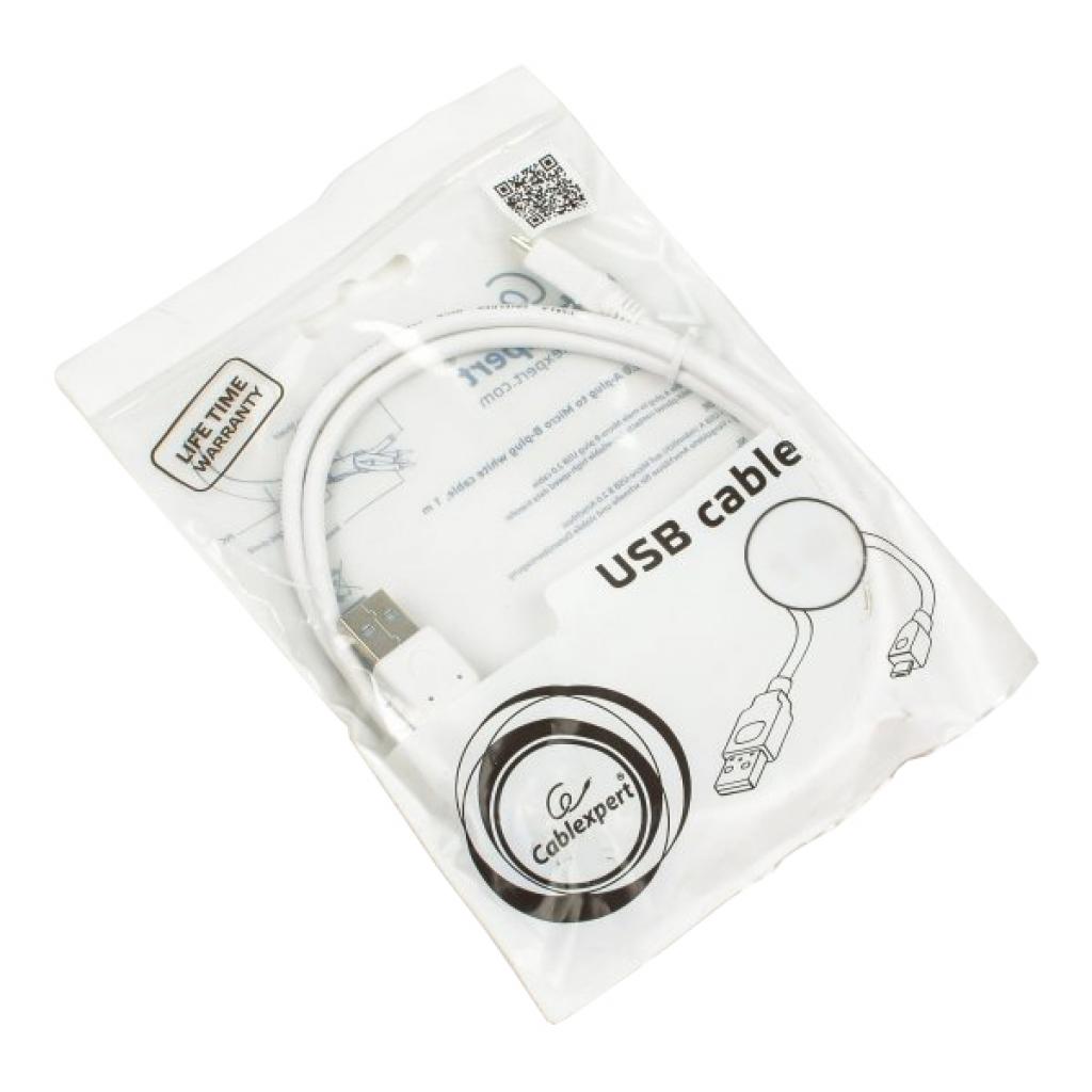Дата кабель USB 2.0 AM to Micro 5P 1.0m Cablexpert (CCP-mUSB2-AMBM-W-1M) - зображення 4