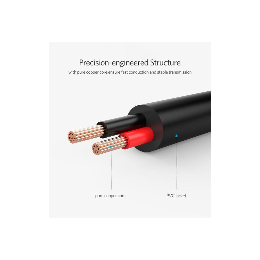 Кабель живлення USB to DC 3.5mm 5V 1.0m black Ugreen (10376) - зображення 9