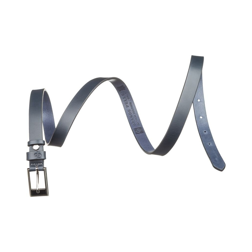 Ремінь Grande Pelle Шкіряний жіночий Синій (11070) - зображення 5