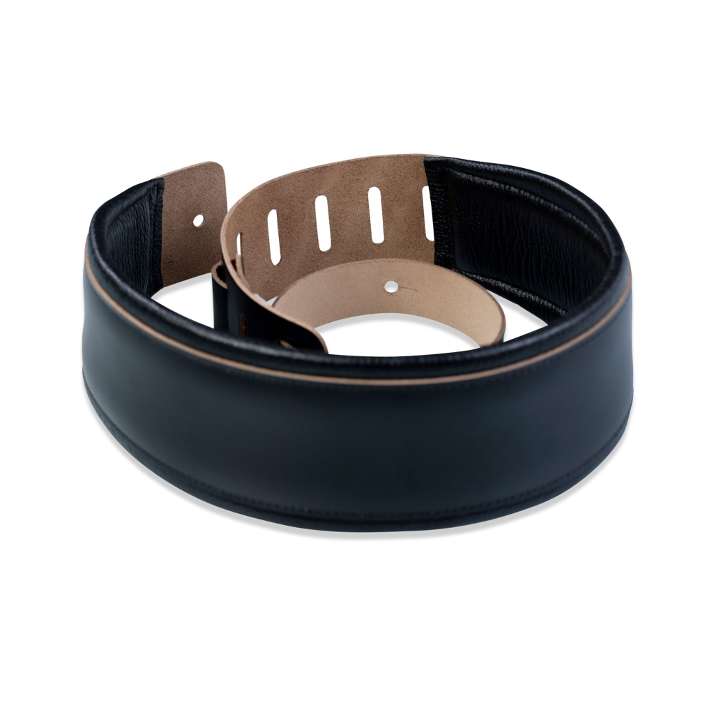 Ремінь для гітари Levy's Heirloom Series Guitar Strap Black (DM1PD-BLK) - изображение 2