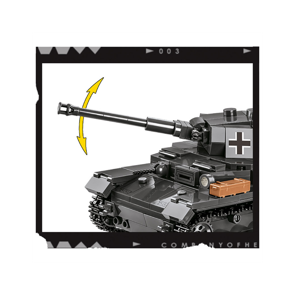 Конструктор Cobi Company of Heroes 3 Танк Panzer IV, 610 деталей (COBI-3045) - зображення 3