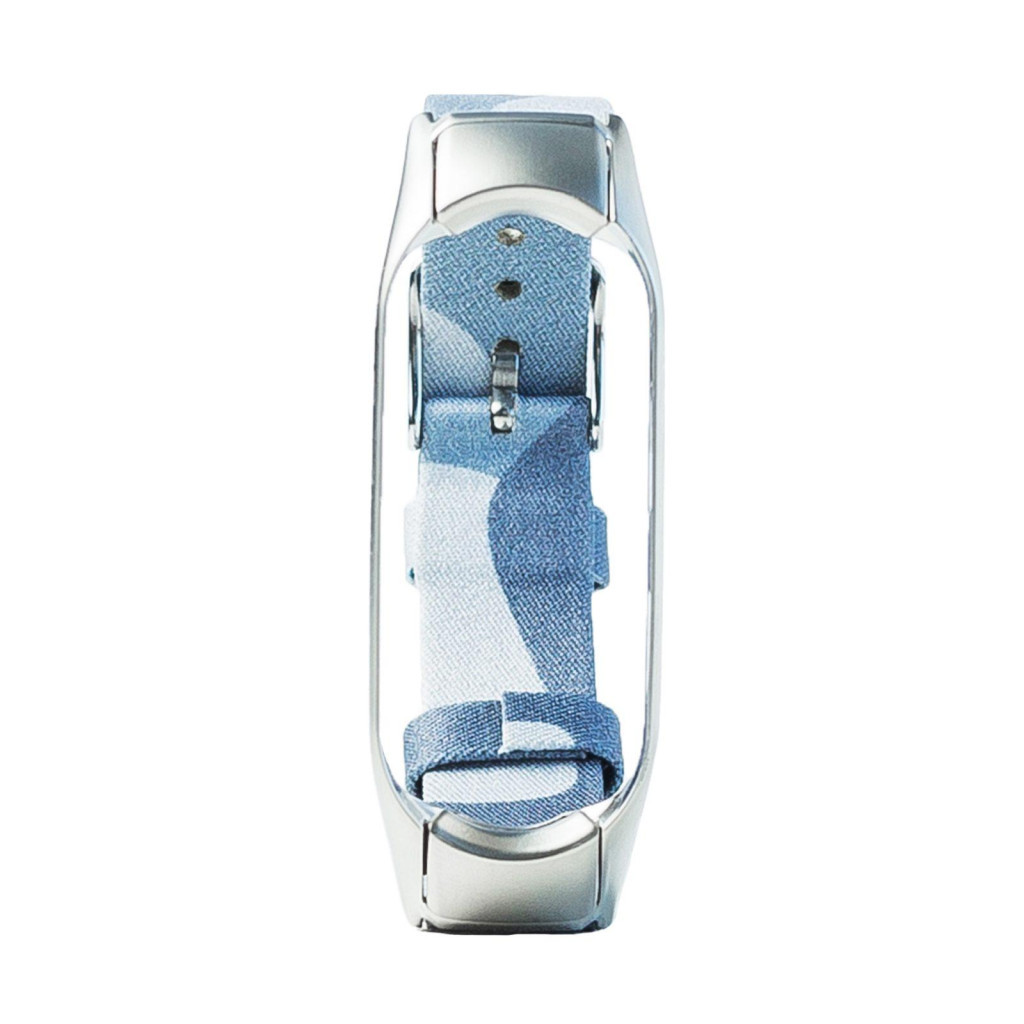 Ремінець до фітнес браслета XoKo Ремінець ХоКо Сamo Premium Band для Xiaomi Mi band 5 Blue (XK-M5-CMBl) - зображення 3