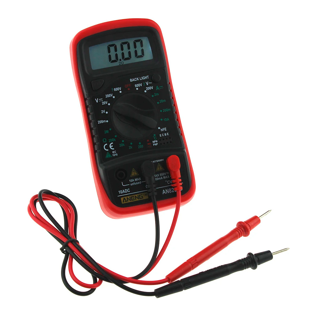 Цифровий мультиметр ANENG AN8205C, V, A, R, T, функция hFE (AN8205C) - зображення 2