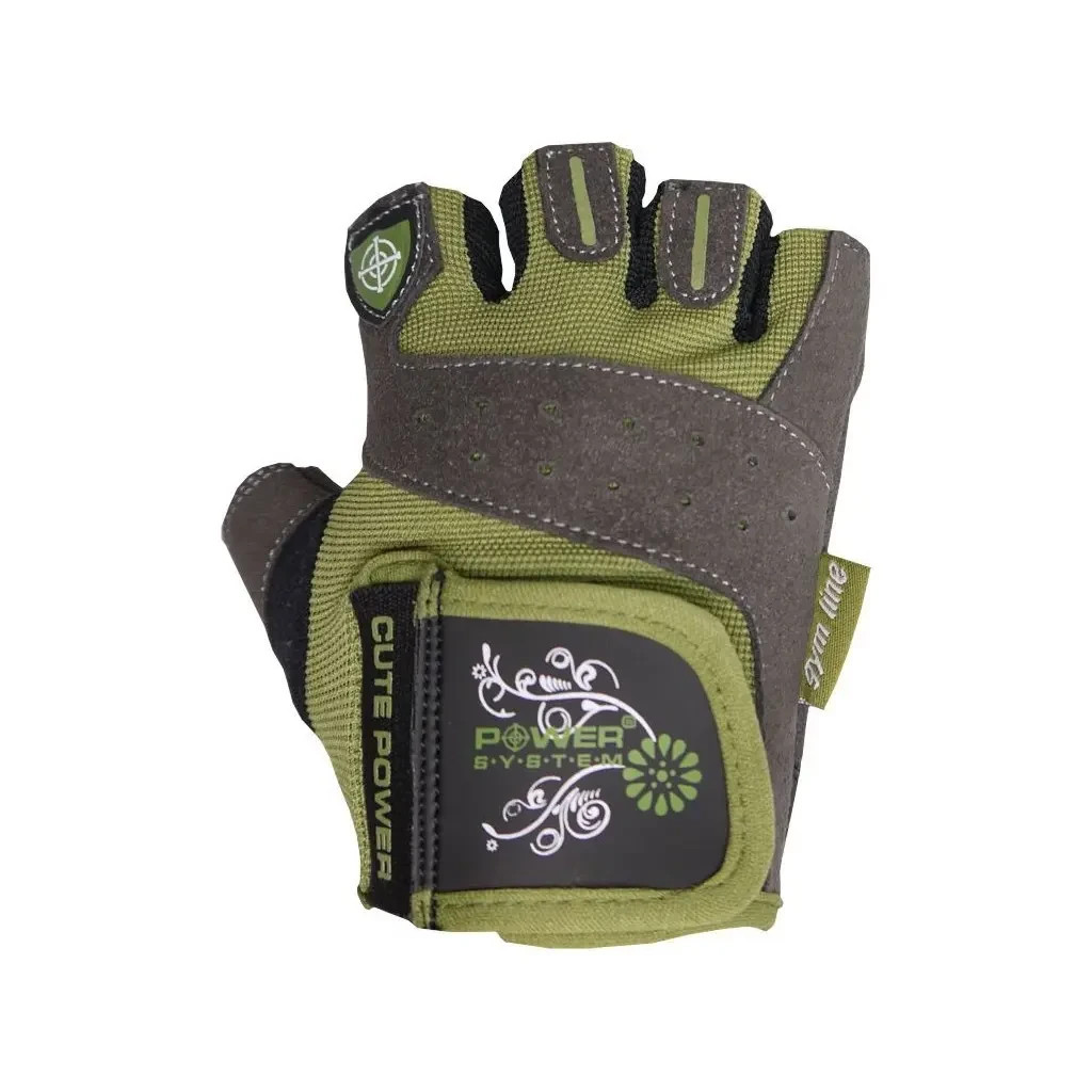 Рукавички для фітнесу Power System Cute Power PS-2560 Green S (PS-2560_S_Green) - зображення 2