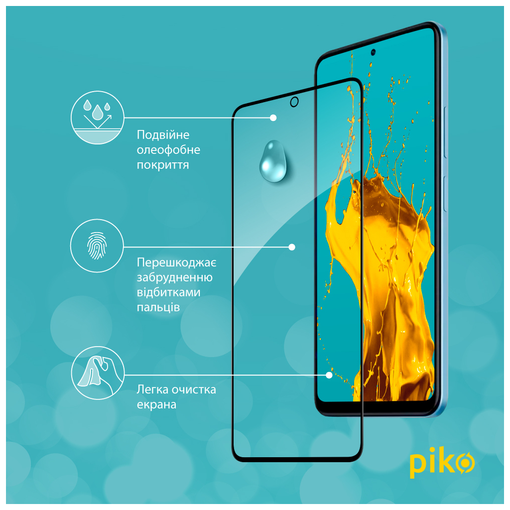 Скло захисне Piko Full Glue Xiaomi Redmi Note 12 Black (1283126549373) - зображення 4