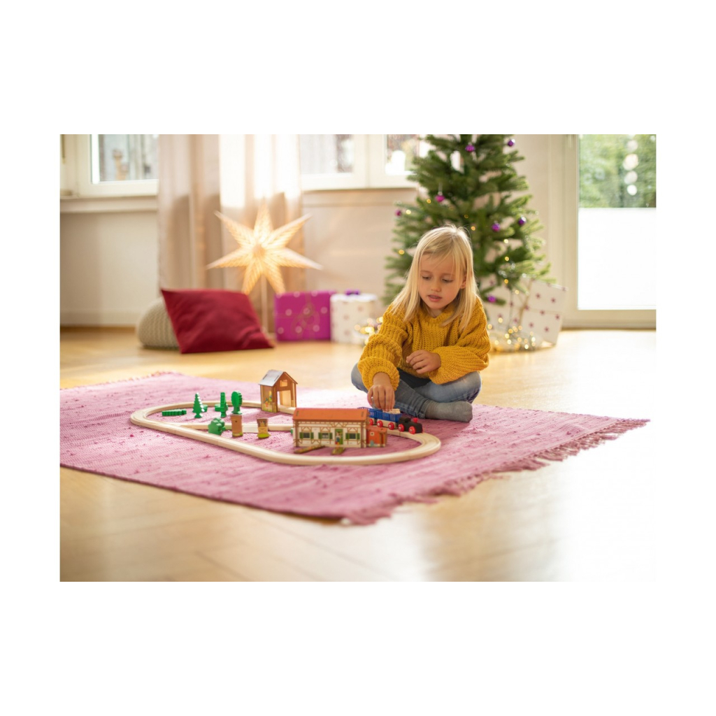 Залізниця Eichhorn Подорож на ферму, 41 елемент 360 см (100001268) - зображення 5