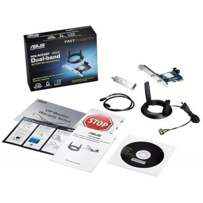 Мережева карта Wi-Fi ASUS PCE-AC55BT-B1 - зображення 3