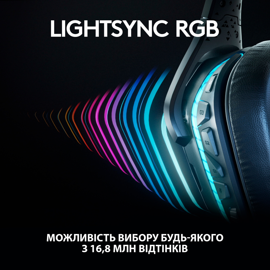 Навушники Logitech G635 Gaming Headset USB (981-000750) - зображення 4