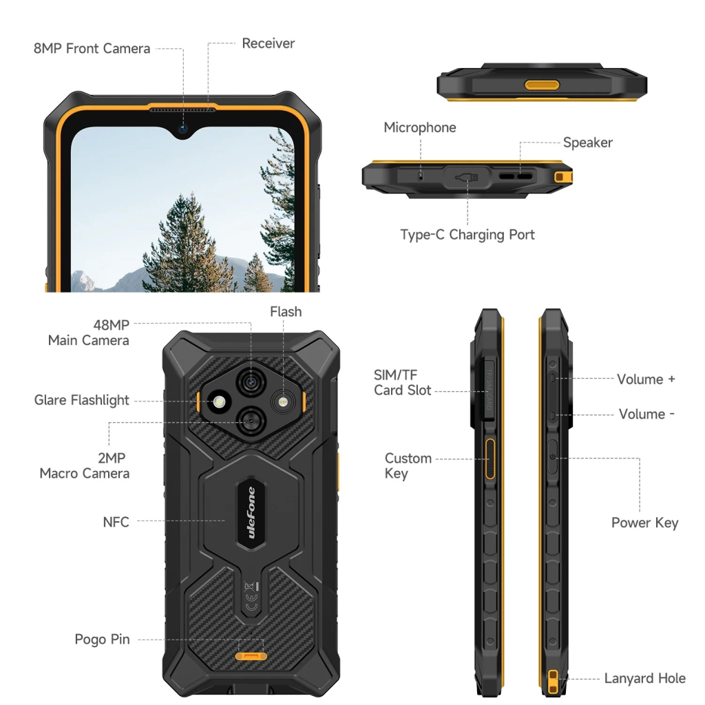 Мобільний телефон Ulefone Rugking 3 Pro 8/128Gb Black (6975326660938) - зображення 7