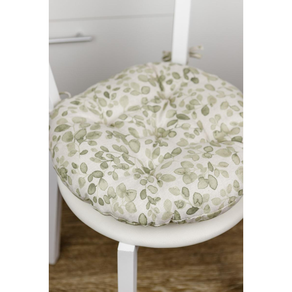 Подушка на стілець Прованс Dх40 Тереза листочки (034533) - зображення 3