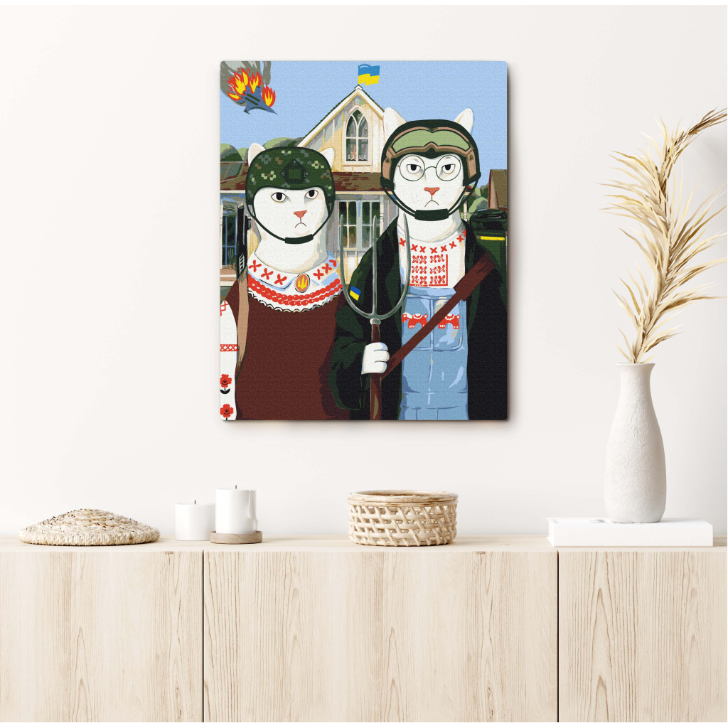 Картина по номерам Orner Українські Котики 40х50 см (orner-1675) - изображение 6