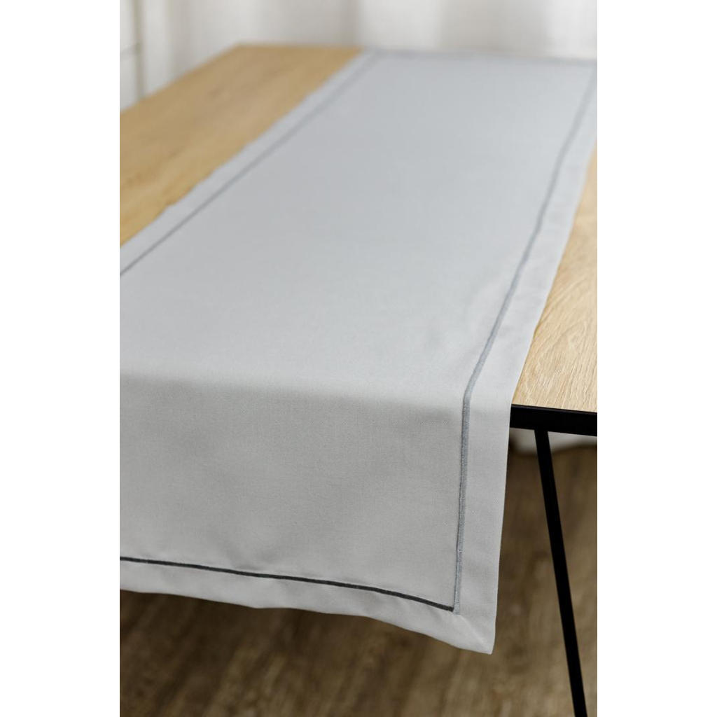Доріжка на стіл Прованс Kelly сіра 40х200 см (033139) - зображення 4