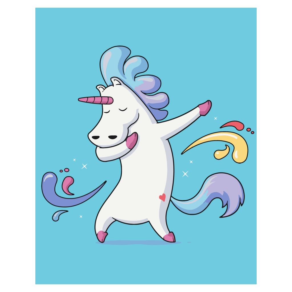 Картина по номерам ArtCraft Крута єдиноріжка 40х50 см (16125-AC) - зображення 1