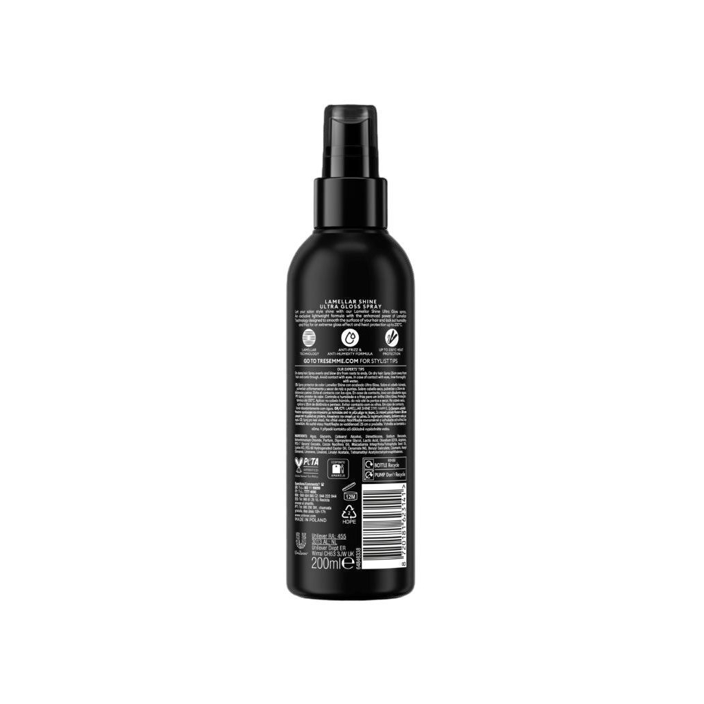 Спрей для волосся Tresemme Lamellar Shine Термозахисний 200 мл (8720181623141) - изображение 2