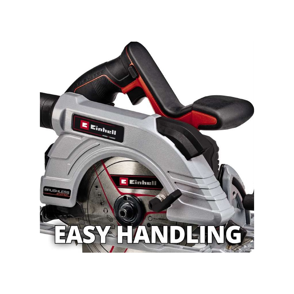 Дискова пила Einhell TE-CS 18/190 Li BL - Solo акум., PXC, 18В, диск 190х20 мм (без АКБ та ЗП) (4331210) - изображение 3