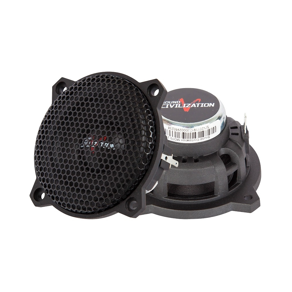 Середньочастотна акустика Kicx Sound Civilization MD-70.3 - зображення 1