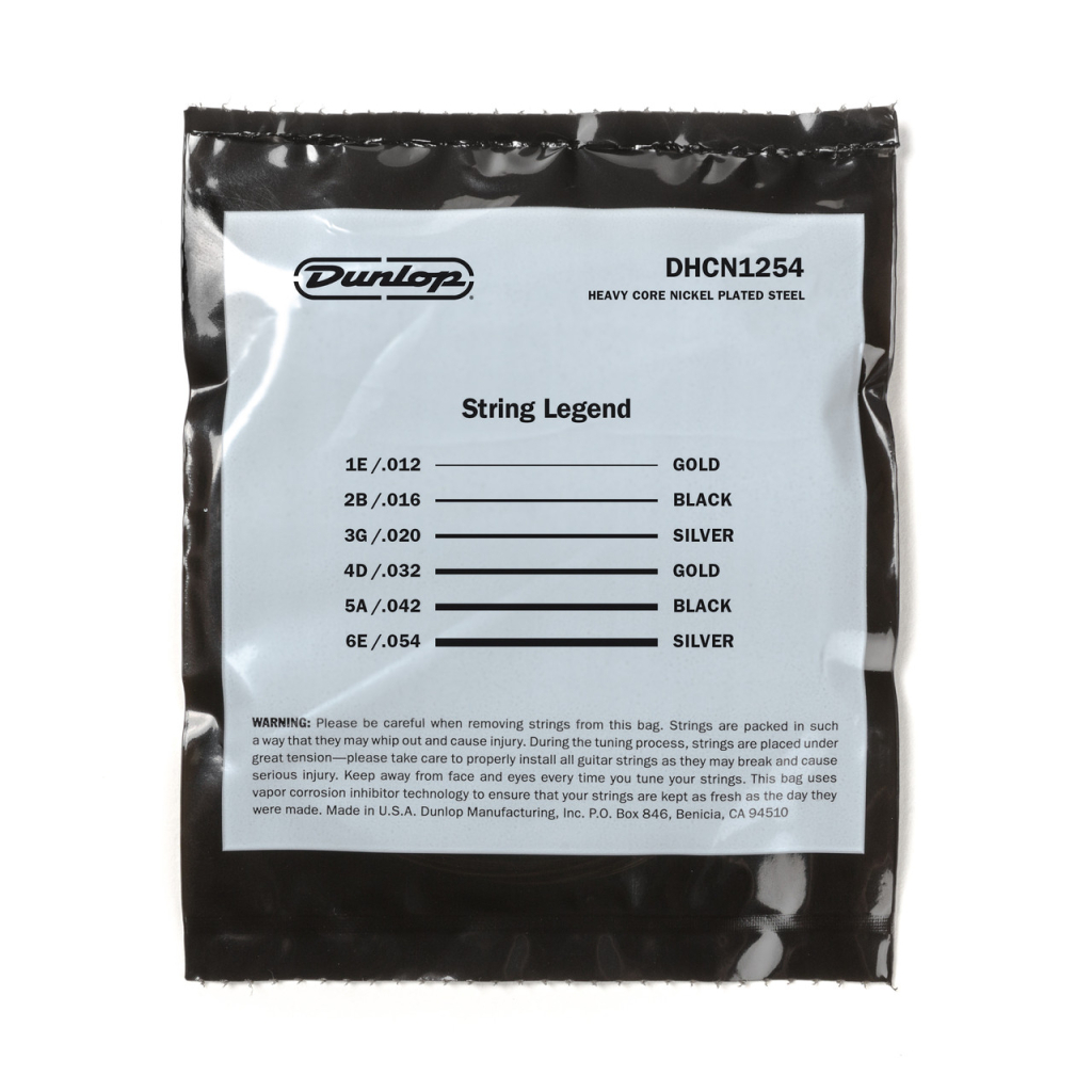 Струни для гітари Jim Dunlop Heavy Core Electric Guitar Strings (12-54) (DHCN1254) - зображення 3