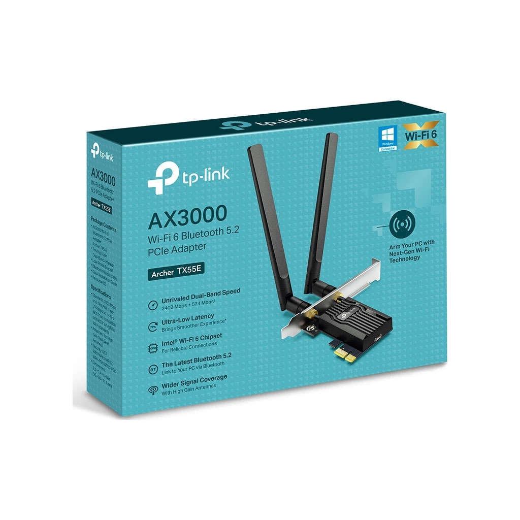 Мережева карта Wi-Fi TP-Link ARCHER-TX55E - зображення 2