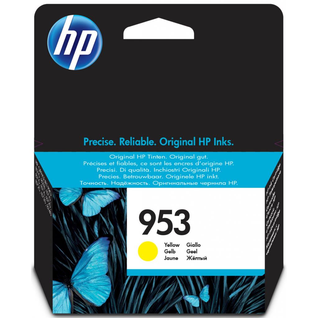 Картридж HP DJ No.953 Officejet Pro 8210/8710/8720/8725/8730 Yellow, 700 (F6U14AE) - зображення 1