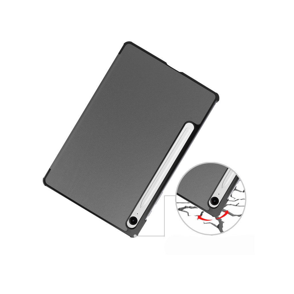 Чохол до планшета BeCover Smart Case Samsung Tab S9 (SM-X710/SM-X716)/S9 FE (SM-X510/SM-X516B) 11.0" Gray (710411) - зображення 6