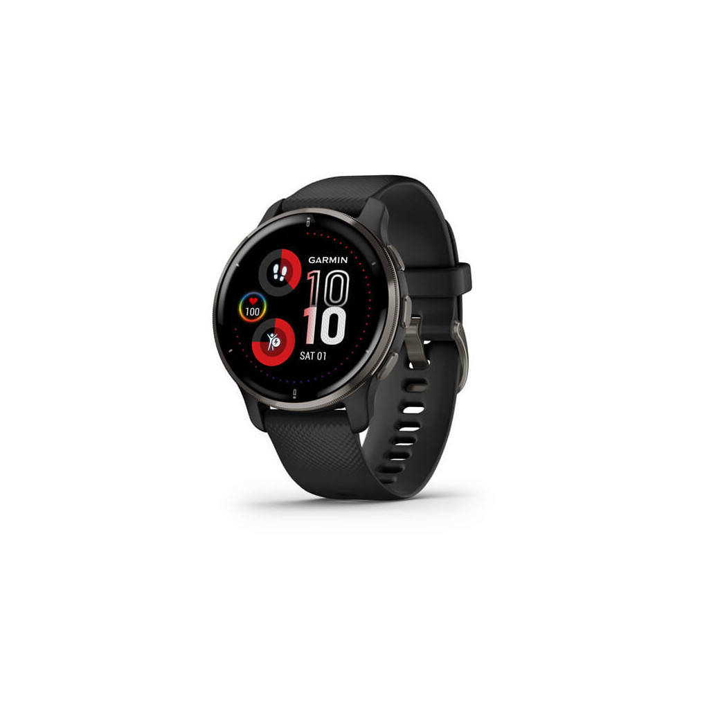 Смарт-годинник Garmin Venu 2 Plus, Black + Slate, GPS (010-02496-11) - зображення 1