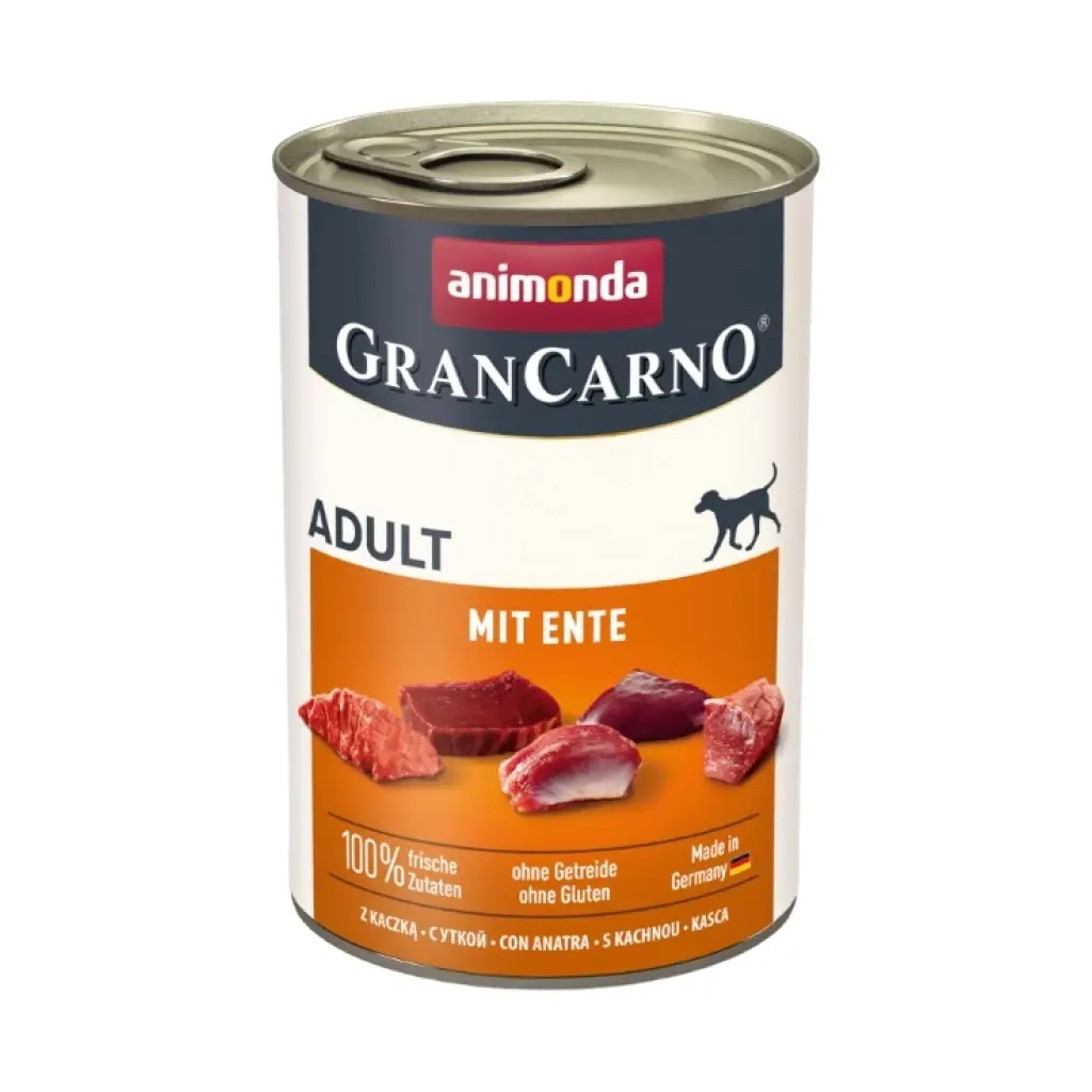 Консерви для собак Animonda GranCarno Adult with Duck 400 г (4017721828017) - зображення 1