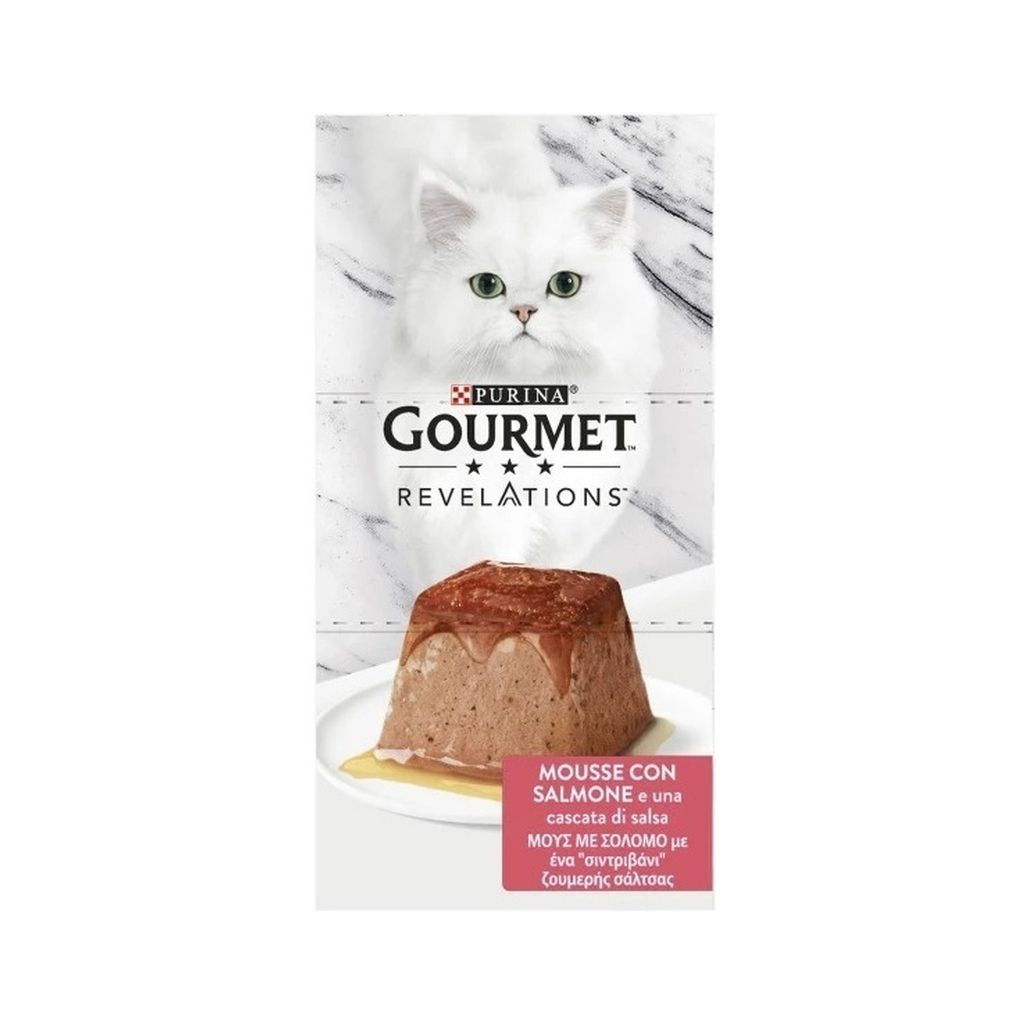 Паштет для котів Purina Gourmet Revelations мус з лососем 2х57 г (7613287071217) - зображення 3