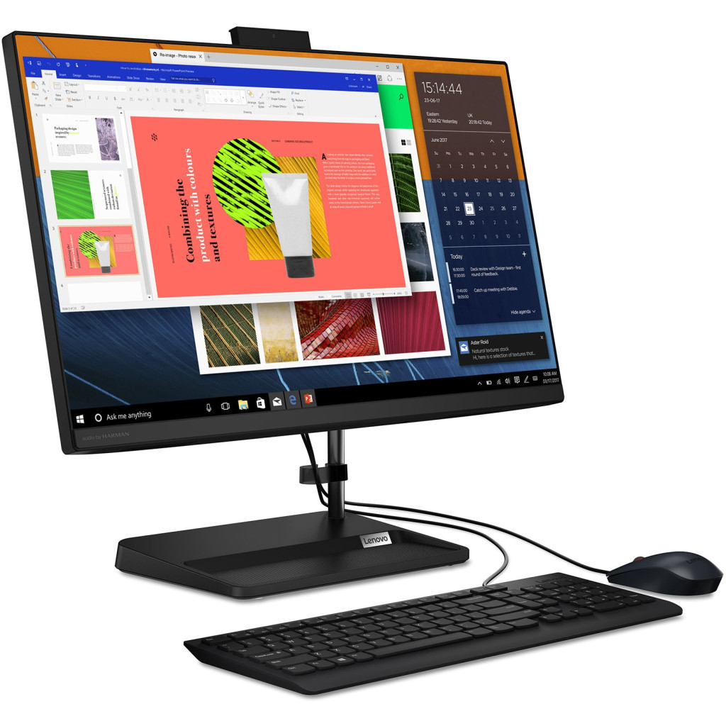 Комп'ютер Lenovo IdeaCentre AiIO 3 24ALC6 / Ryzen3 7330U, 8, 256GB (F0G100Y8UO) - зображення 11