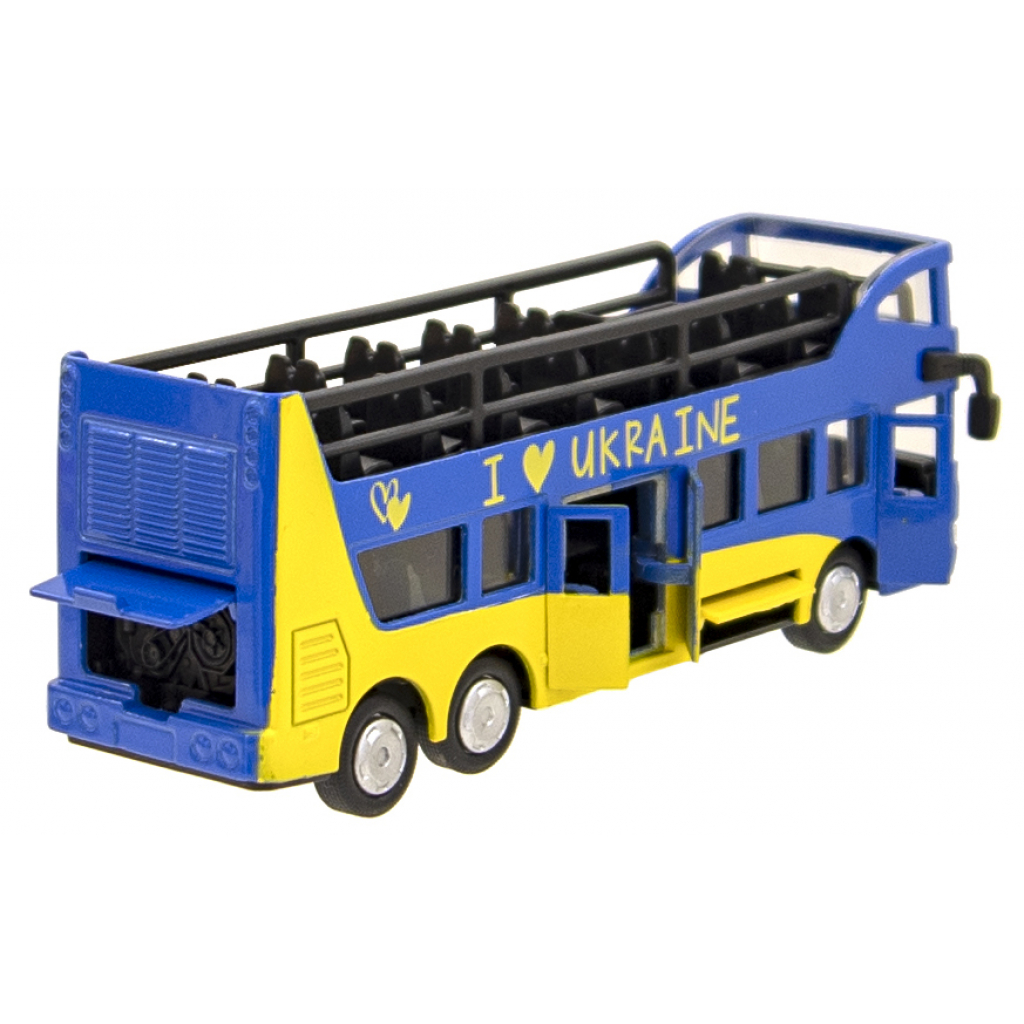 Спецтехніка Технопарк Двоповерховий автобус Україна (SB-16-21-UKR) - изображение 5