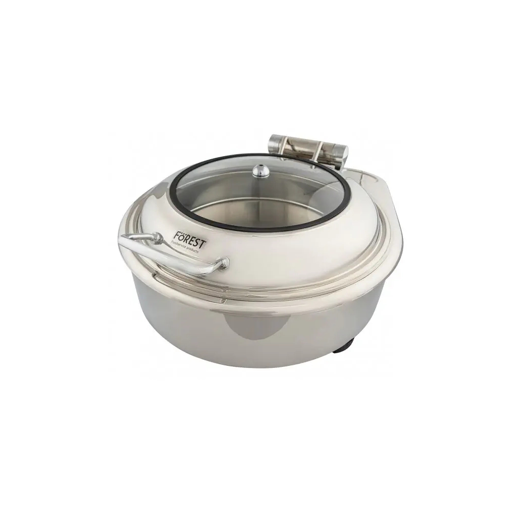 Мармит FoREST чафіндіш GN круглий з гідравлічною кришкою 425 x 310 мм (190400) - зображення 1