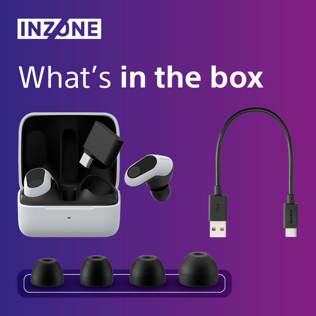 Навушники Sony INZONE Buds White (WFG700NW.CE7) - зображення 6