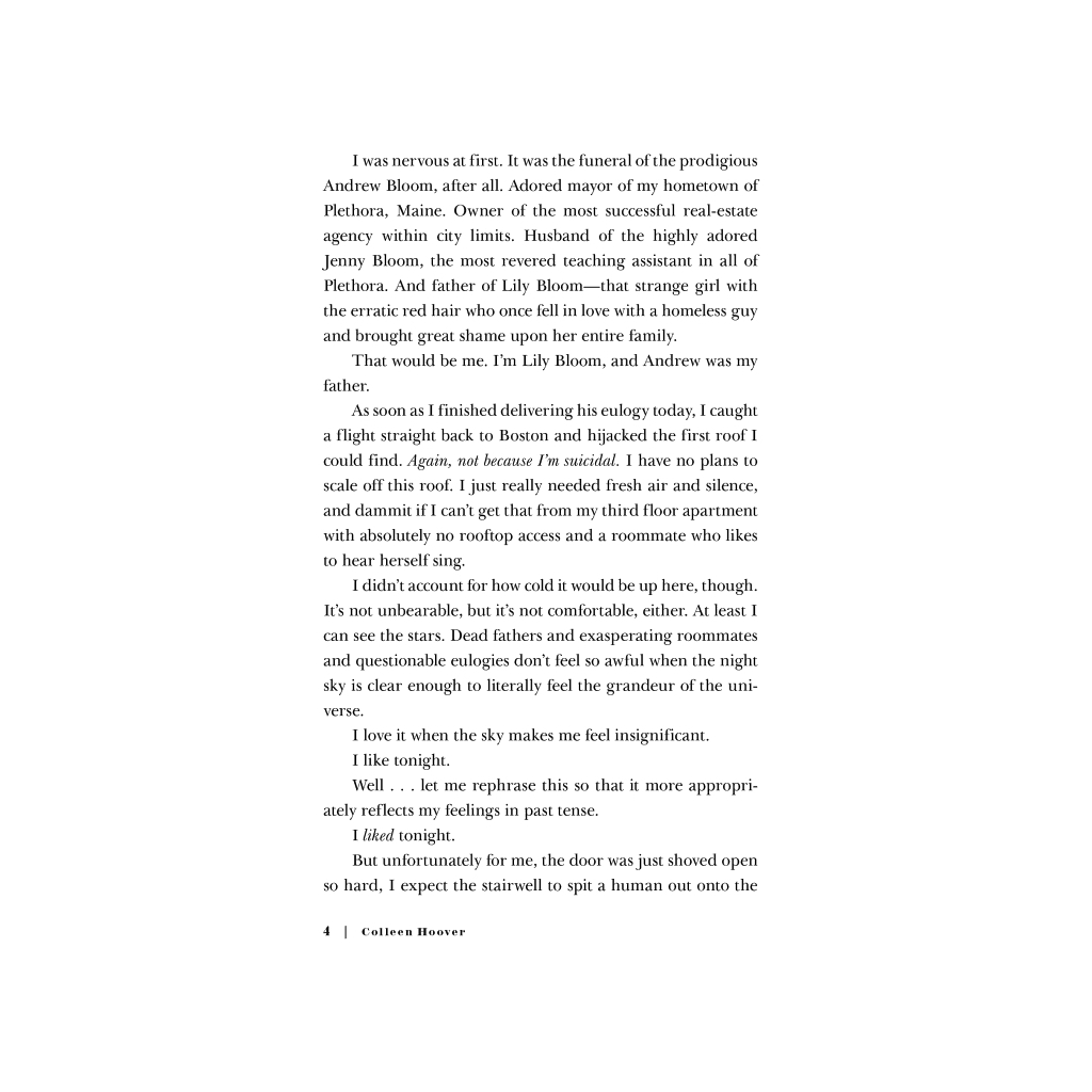 Книга It Ends With Us - Colleen Hoover Simon & Schuster (9781471156267) - зображення 4